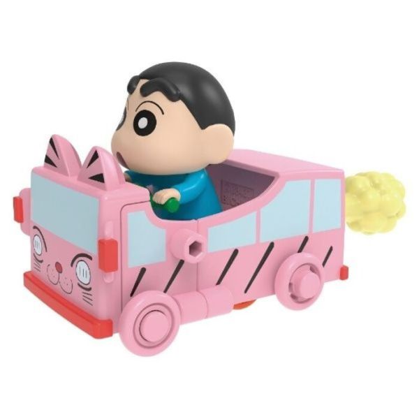 BANDAI 蠟筆小新汽車2 野原新之助 幼稚園校車 BANDAI 蠟筆小新汽車2 野原新之助 幼稚園校車