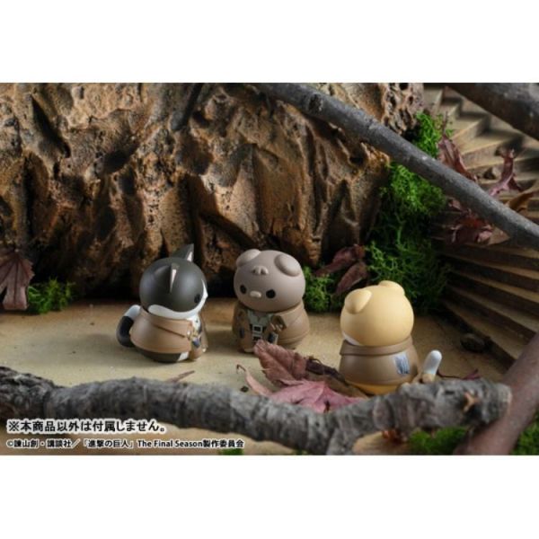 (預購) [再販] MEGAHOUSE 盲盒 M.C.P 進擊的貓咪 調查兵團集合喵 全8種 一中盒8入販售 20260713 [再販] MEGAHOUSE 盲盒 M.C.P 進擊的貓咪 調查兵團集合喵 全8種 一中盒8入販售