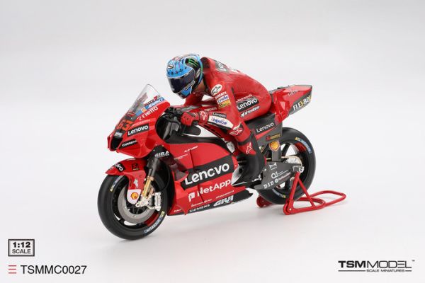 [限定附騎士版] TSM 1/12 杜卡迪 Ducati Desmosedici GP22 #63 Ducati Lenovo Team Moto GP 2022 GRAN PREMIO D'ITALIA Rider TSMMC0027 TSM MODEL 1/12 杜卡迪 Ducati Desmosedici GP22 #63 Ducati Lenovo Team Moto GP 2022 GRAN PREMIO D'ITALIA Rider TSMMC0027