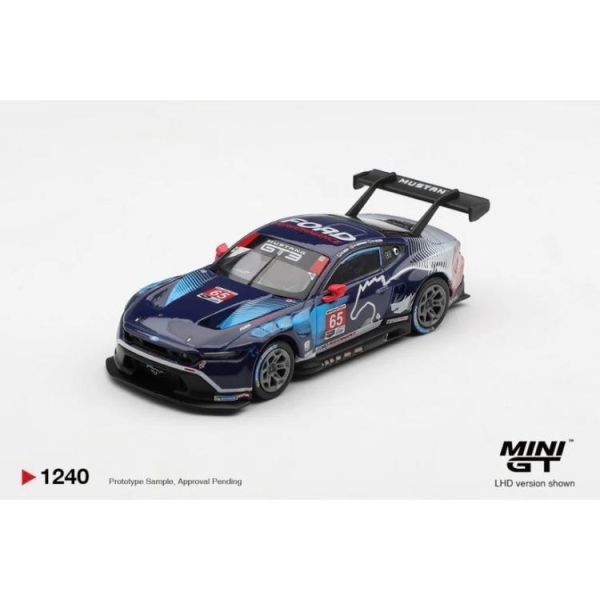 (預購) [吊卡版] MINIGT 1/64 福特 Ford Mustang GT3 #65 Ford Multimatic Motorsports 2025 IMSA Daytona 24 Hrs Winner LHD MGT01240-BL 20260507 [吊卡版] MINIGT 1/64 福特 Ford Mustang GT3 #65 Ford Multimatic Motorsports 2025 IMSA Daytona 24 Hrs Winner LHD MGT01240-BL
