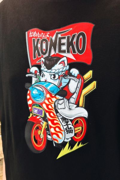 NEXTee KONEKO 湘南貓 短袖T恤 黑色 NEXTee KONEKO 湘南貓 短袖T恤 黑色
