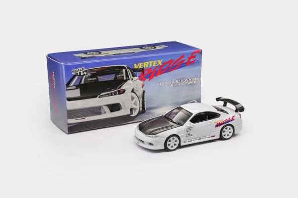 (預購) Model Model 1/64 Vertex S15 White with GT Wing MM64-S15-002 20260906 Model Model 1/64 Vertex S15 White with GT Wing MM64-S15-002