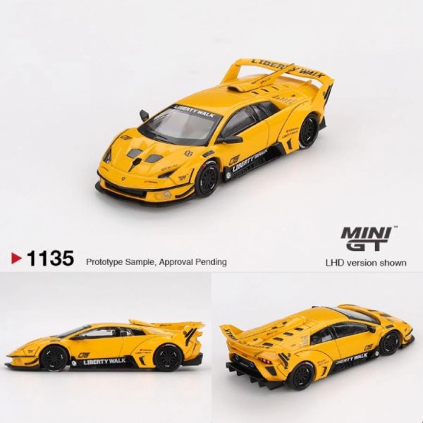 (預購) MINIGT 1/64 藍寶堅尼 Lamborghini LB-Silhouette WORKS MURCIELAGO GT Evo Yellow LHD MGT01135-L 20251016 MINIGT 1/64 藍寶堅尼 Lamborghini LB-Silhouette WORKS MURCIELAGO GT Evo Yellow LHD MGT01135-L