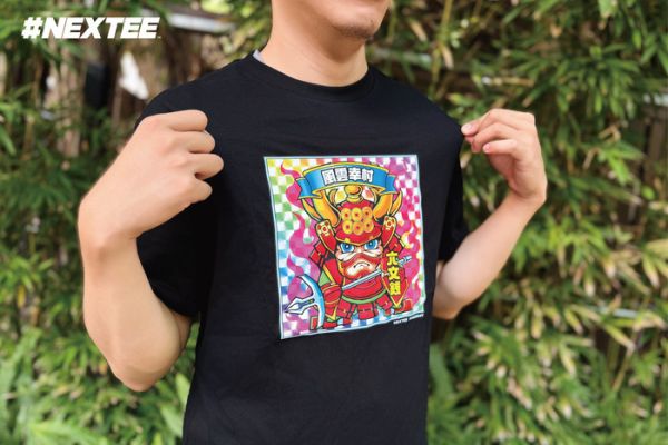 NEXTee KIRAKIRABUSI 風雲幸村 短袖T恤 黑色 NEXTee KIRAKIRABUSI 風雲幸村 短袖T恤 黑色