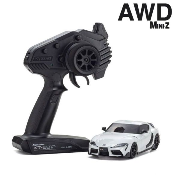 KYOSHO 京商 Toyota 豐田 GR Supra TRD Aero White Metallic 遙控車 白色 全套組   KYOSHO,京商,Toyota,豐田,GR Supra TRD Aero White Metallic,遙控車,白色,全套組,  