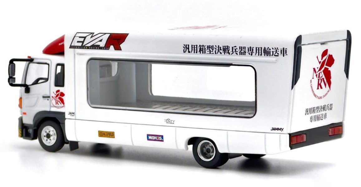 [即將到貨 請點貨到通知] POP RACE 1/64 EVA Racing Trans Porter HINO 500 運輸車 NERV POP RACE 1/64 EVA Racing Trans Porter HINO 500 運輸車 NERV