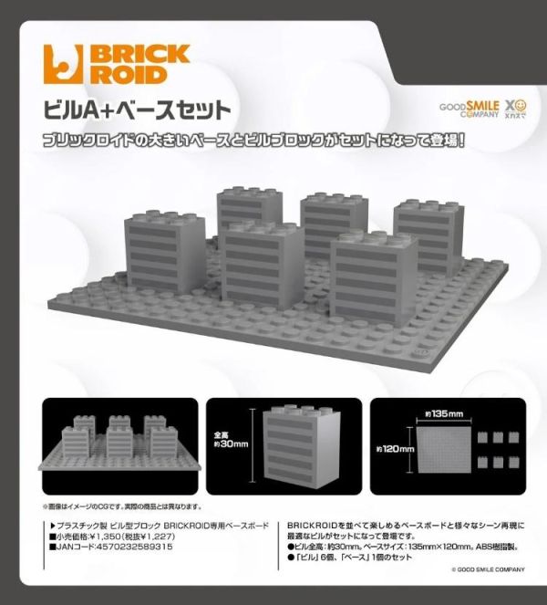 (預購) Good Smile BRICKROID EVA新世紀福音戰士 大樓A+底板組 20260811 Good Smile BRICKROID EVA新世紀福音戰士 大樓A+底板組