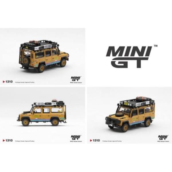 (預購) [吊卡版] MINIGT 1/64 荒原路華 Land Rover Defender 110 1998 Camel Trophy Tierra del Fuego CT.36 Romania MGT01310-BL RHD 20260604 [吊卡版] MINIGT 1/64 荒原路華 Land Rover Defender 110 1998 Camel Trophy Tierra del Fuego CT.36 Romania MGT01310-BL RHD