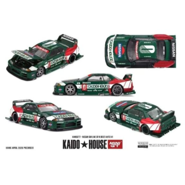 (預購) MINIGT 1/64 日產 Nissan Skyline GT-R (R32) KHTC V1 KHMG277 20260416 MINIGT 1/64 日產 Nissan Skyline GT-R (R32) KHTC V1 KHMG277