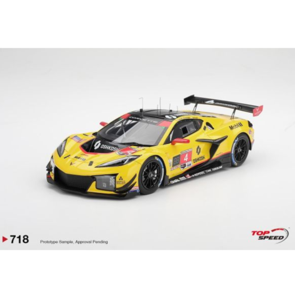 (預購) TOP SPEED 1/18 雪佛蘭 Chevrolet Corvette Z06 GT3.R #4 Corvette Racing by Pratt Miller Motorsports 2026 IMSA Daytona 24 Hrs TS0718 20260824 TOP SPEED 1/18 雪佛蘭 Chevrolet Corvette Z06 GT3.R #4 Corvette Racing by Pratt Miller Motorsports 2026 IMSA Daytona 24 Hrs TS0718