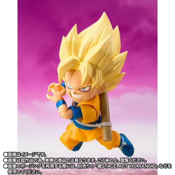 BANDAI S.H.F 七龍珠 超級賽亞人孫悟空(MINI)-DAIMA- 可動完成品 BANDAI S.H.F 七龍珠 超級賽亞人孫悟空(MINI)-DAIMA- 可動完成品