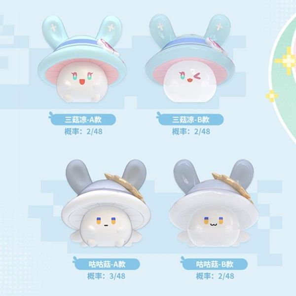 (預購) suplay 盲盒 米哈遊 星穹鐵道 兔兔菇與菇菇兔系列 4個/入 一中盒12入販售 20260421 suplay 盲盒 米哈遊 星穹鐵道 兔兔菇與菇菇兔系列 4個/入 一中盒12入販售