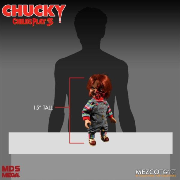 [再販] Mezco toyz 超大隻 15吋 Child's Play 3 鬼娃恰吉 披薩臉 可動完成品 [再販] Mezco toyz 超大隻 15吋 Child's Play 3 鬼娃恰吉 披薩臉 可動完成品