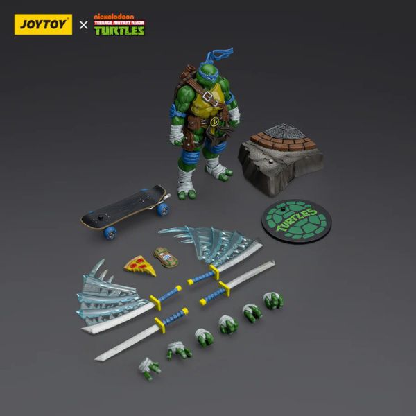 JOYTOY 1/18 忍者龜 萊昂納多 李奧納多 JT6892 可動完成品 JOYTOY 1/18 忍者龜 萊昂納多 李奧納多 JT6892 可動完成品