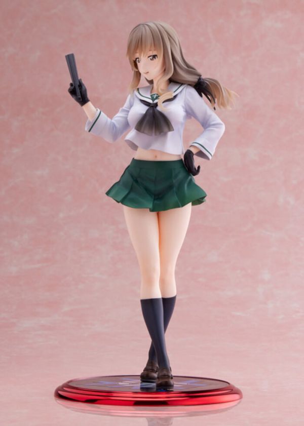 [再販] WAVE 1/7 少女與戰車 島田千代 大洗女子學園制服ver. PVC完成品 DT-193 [再販] WAVE 1/7 少女與戰車 島田千代 大洗女子學園制服ver. PVC完成品 DT-193