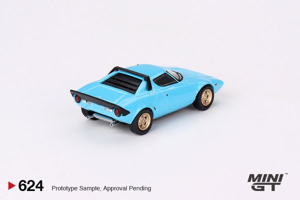 MINIGT 1/64 蘭吉雅 Lancia Stratos HF Stradale Azzuro Chiaro 左駕 MINIGT 1/64 蘭吉雅 Lancia Stratos HF Stradale Azzuro Chiaro 左駕
