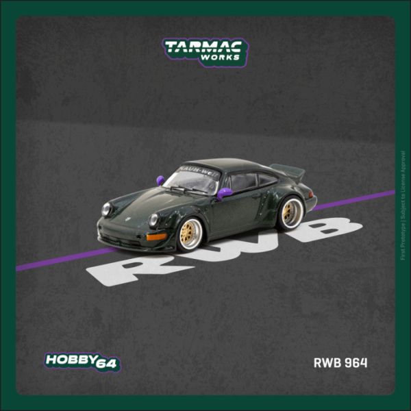 TARMAC WORKS 1/64 保時捷 Porsche RWB 964 Green T64-037-GR TARMAC WORKS 1/64 保時捷 Porsche RWB 964 Green T64-037-GR