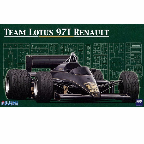 1/20 Lotus 97T 1985 FUJIMI GP3 富士美 組裝模型 FUJIMI,1/20,GP,Lotus,97T,1985,