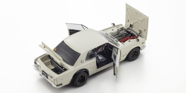 (預購) KYOSHO 京商 1/18 日產 Nissan Skyline 2000 GT-R KPGC10 Silver/White 分別販售 20261029 KYOSHO 京商 1/18 日產 Nissan Skyline 2000 GT-R KPGC10 Silver/White 分別販售