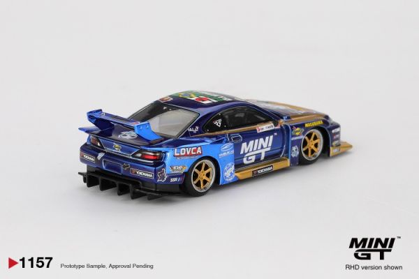 (預購) MINIGT 1/64 日產 Nissan LB-Super Silhouette S15 SILVIA   #555 Team MINI GT Liberty Walk 2025 Formula Drift RHD 盒裝版 MGT01157-R 20251113 MINIGT 1/64 日產 Nissan LB-Super Silhouette S15 SILVIA   #555 Team MINI GT Liberty Walk 2025 Formula Drift RHD 盒裝版 MGT01157-R