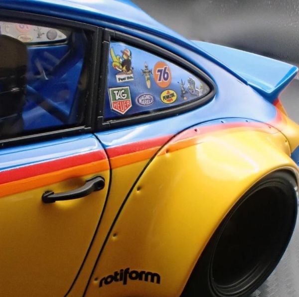 (預購) ignition model 1/18 保時捷 RWB Backdate Yellow / Blue IG3877 20260305 ignition model 1/18 保時捷 RWB Backdate Yellow / Blue IG3877