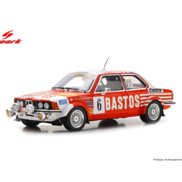(預購) SPARK 1/43 寶馬 BMW 323i Gr 2 No.6 5th Condroz Rally 1982 S8512 20260924 SPARK 1/43 寶馬 BMW 323i Gr 2 No.6 5th Condroz Rally 1982 S8512
