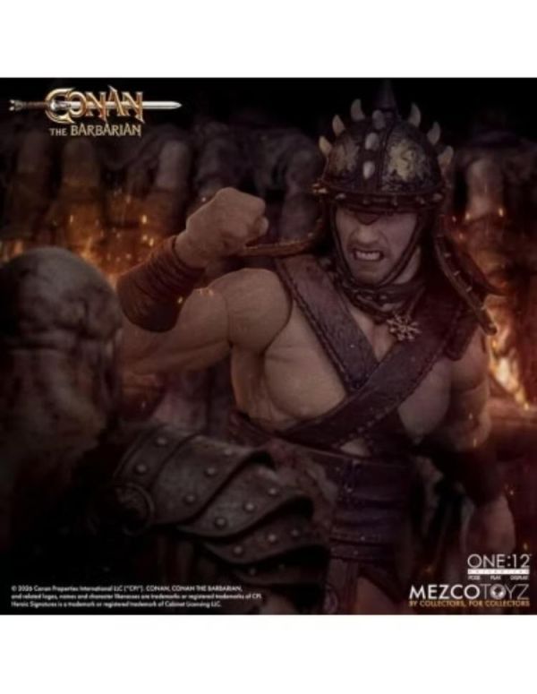 (預購) MEZCO TOYZ One:12 Collective 王者之劍 柯南 角鬥士版 約16cm 可動完成品 20260611 MEZCO TOYZ One:12 Collective 王者之劍 柯南 角鬥士版 約16cm 可動完成品