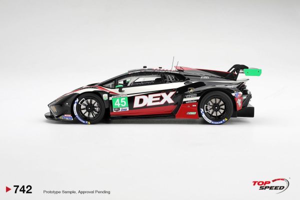 (預購) TOP SPEED 1/18 藍寶堅尼 Lamborghini Huracan GT3 EVO2 #45 DEX Wayne Taylor Racing 2026 IMSA Daytona 24 Hrs TS0742 20260824 TOP SPEED 1/18 藍寶堅尼 Lamborghini Huracan GT3 EVO2 #45 DEX Wayne Taylor Racing 2026 IMSA Daytona 24 Hrs TS0742