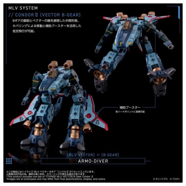 (預購) T-SPARK Toyrise 機甲創世記 MLV Vector B-Gear 神鷹 II 號 20261126 T-SPARK Toyrise 機甲創世記 MLV Vector B-Gear 神鷹 II 號