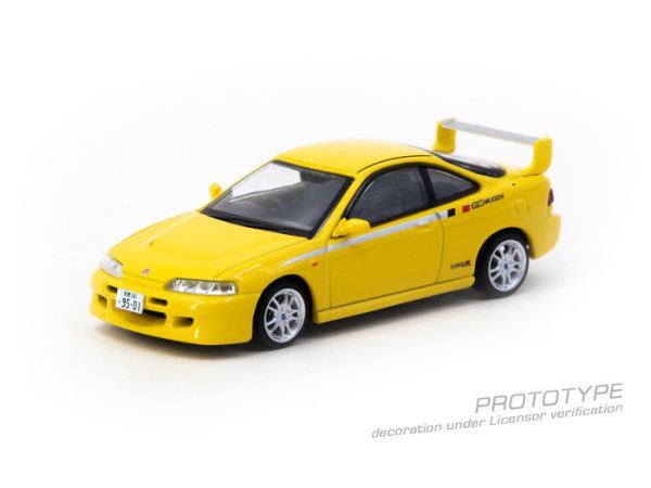 TARMAC WORKS 1/64 本田 Honda Integra TYPE R DC2 MUGEN Sunlight Yellow T64G-TL059-YL TARMAC WORKS 1/64 本田 Honda Integra TYPE R DC2 MUGEN Sunlight Yellow T64G-TL059-YL