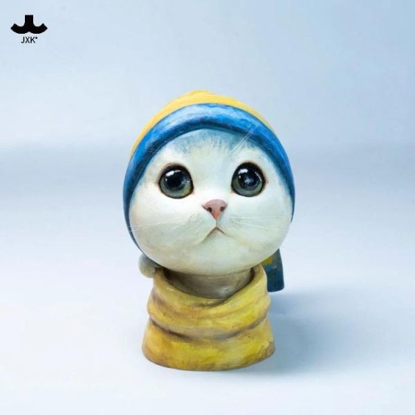 (預購) JXK 動物 戴珍珠耳環的貓 JXK330 20260319 JXK 動物 戴珍珠耳環的貓 JXK330