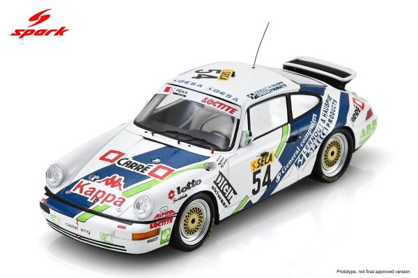 (預購) SPARK 1/43 保時捷 Porsche 964 Carrera 2 Cup No.54 24H Spa 1993 20261109 SPARK 1/43 保時捷 Porsche 964 Carrera 2 Cup No.54 24H Spa 1993