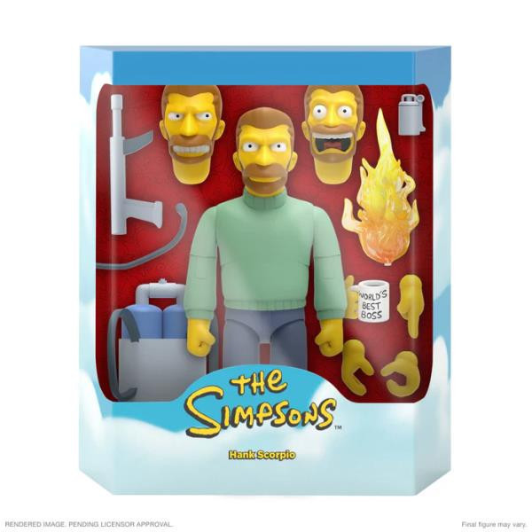 Super7 7吋 辛普森家庭 The Simpsons 漢克·斯科皮奧 Hank Scorpio Wave2 可動完成品 Super7 7吋 辛普森家庭 The Simpsons 漢克·斯科皮奧 Hank Scorpio Wave2 可動完成品