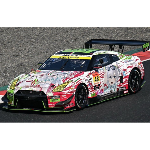 SPARK 1/64 日產 Datsumou K's Frontier GO & FUN NekoNeko GT-R NILZZ RACING No.48 GT300 SUPER GT 2025 T. Ida - Y. Shibata 64SGT25048 SPARK 1/64 日產 Datsumou K's Frontier GO & FUN NekoNeko GT-R NILZZ RACING No.48 GT300 SUPER GT 2025 T. Ida - Y. Shibata 64SGT25048