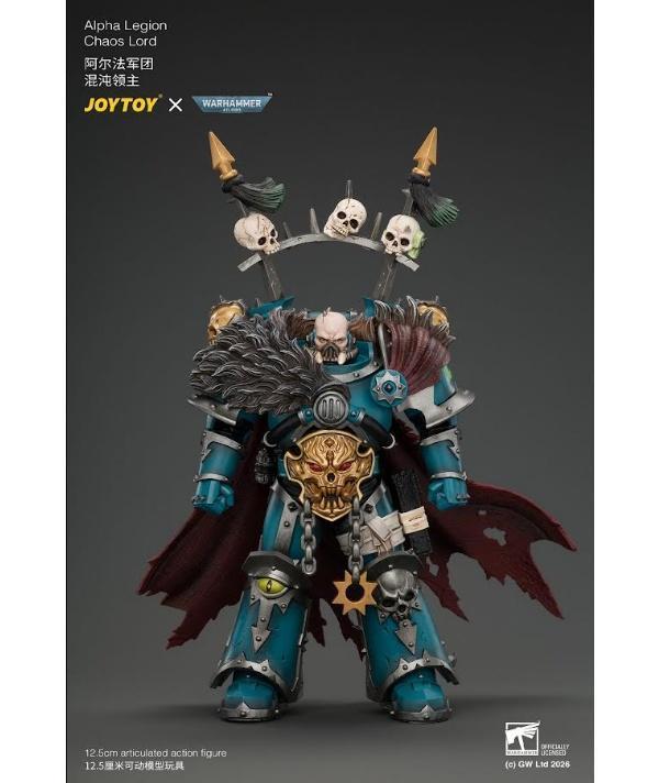 (預購) JOYTOY 1/18 戰鎚40K (阿爾法軍團/黑色軍團) 混沌領主 可動完成品 分別販售 20261029 JOYTOY 1/18 戰鎚40K (阿爾法軍團/黑色軍團) 混沌領主 可動完成品 分別販售