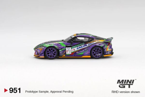 [吊卡版] MINIGT 1/64 豐田 Toyota GR Supra KUHL 2021 D1GP EVANGELION RACING MGT00951-BL [吊卡版] MINIGT 1/64 豐田 Toyota GR Supra KUHL 2021 D1GP EVANGELION RACING MGT00951-BL