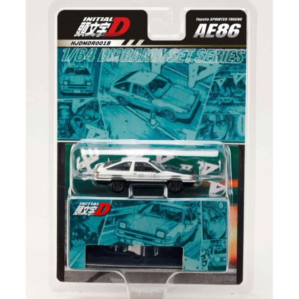 (預購) HOBBY JAPAN 1/64 豐田 Diorama Set Series Toyota SPRINTER TRUENO (AE86) / Initial D 藤原拓海VS舘 智幸 對戰場合 20261027 HOBBY JAPAN 1/64 豐田 Diorama Set Series Toyota SPRINTER TRUENO (AE86) / Initial D 藤原拓海VS舘 智幸 對戰場合