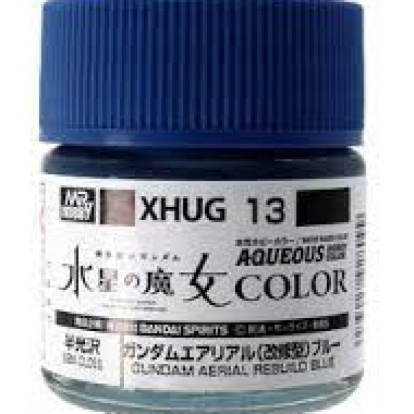 GSI 郡氏 水性漆 XHUG-013 水星的魔女鋼彈專用漆13 風靈 改修型 藍 GSI,郡氏,水性漆,XHUG-013,水星的魔女,鋼彈,專用漆,風靈 改修型 藍,半光澤,