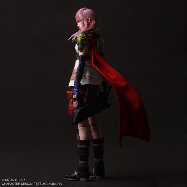 SQUARE ENIX PLAY ARTS真 太空戰士13 雷光 LIGHTNING 可動完成品 SQUARE ENIX PLAY ARTS真 太空戰士13 雷光 LIGHTNING 可動完成品