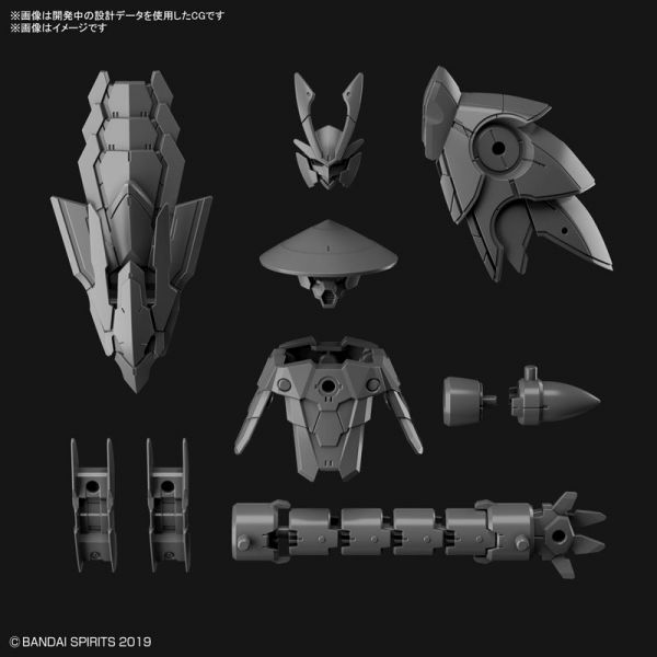 BANDAI 1/144 30mm W-10 配件套組4 戰國裝甲套組 組裝模型 BANDAI,1/144,30mm,W-10,配件套組4,戰國,裝甲,套組 ,組裝模型,
