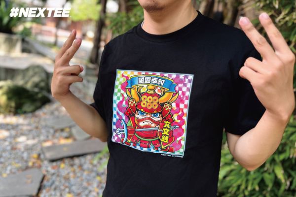 NEXTee KIRAKIRABUSI 風雲幸村 短袖T恤 黑色 NEXTee KIRAKIRABUSI 風雲幸村 短袖T恤 黑色