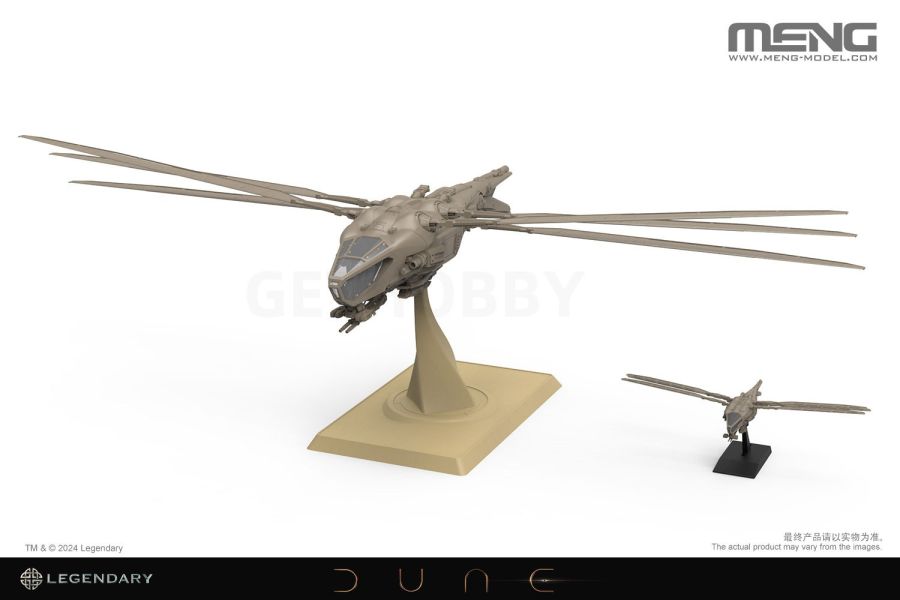 MENG 1/72 沙丘 Dune 哈肯能撲翼機 組裝模型 MENG 1/72 沙丘 Dune 哈肯能撲翼機 組裝模型