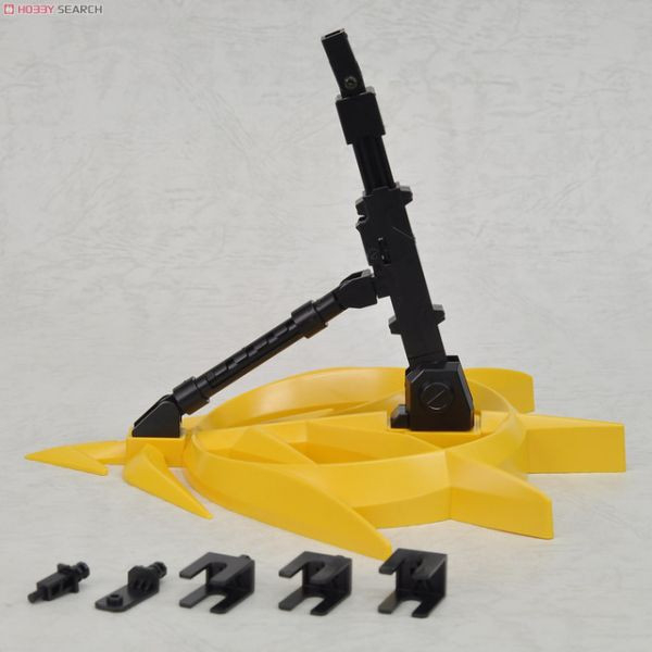 BANDAI 1/144 1/100 Action Base 鋼彈模型 吉翁支撐架 黃色 組裝模型 BANDAI,1/144,1/100,Action,Base,鋼彈模型,吉翁,支撐架,黃色,組裝模型,