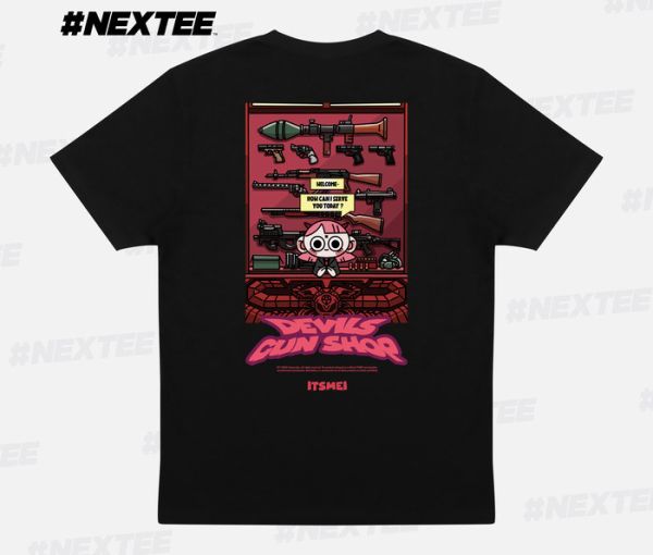 NEXTee ITSMEI小梅 噩夢槍店 短袖T恤 NEXTee ITSMEI小梅 噩夢槍店 短袖T恤