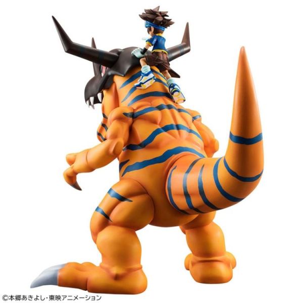 (預購) [再販] MEGAHOUSE G.E.M.數碼寶貝大冒險 暴龍獸＆八神太一 PVC完成品 20260610 [再販] MEGAHOUSE G.E.M.數碼寶貝大冒險 暴龍獸＆八神太一 PVC完成品