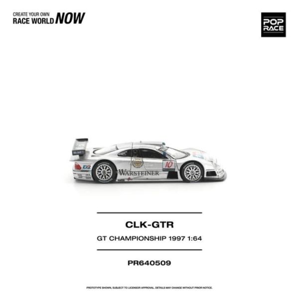(預購) POP RACE 1/64 日產 MERCEDES-BENZ AMG CLK GTR FIA GT CHAMPIONSHIP 1997 PR640509 20260805 POP RACE 1/64 日產 MERCEDES-BENZ AMG CLK GTR FIA GT CHAMPIONSHIP 1997 PR640509