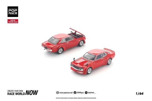 (預購) POP RACE 1/64 TA22 CELICA RED NEW TOOLING PR640482 20260423 POP RACE 1/64 TA22 CELICA RED NEW TOOLING PR640482