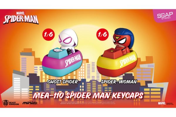 (預購) Beast kingdom 盲盒 蜘蛛人 鍵盤按鍵 MEA-110 全6+1種 一中盒6入販售 20251224 Beast kingdom 盲盒 蜘蛛人 鍵盤按鍵 MEA-110 全6+1種 一中盒6入販售