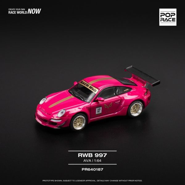 POP RACE 1/64 保時捷 Porsche RWB 997 - AVA PR640187 POP RACE 1/64 保時捷 Porsche RWB 997 - AVA PR640187