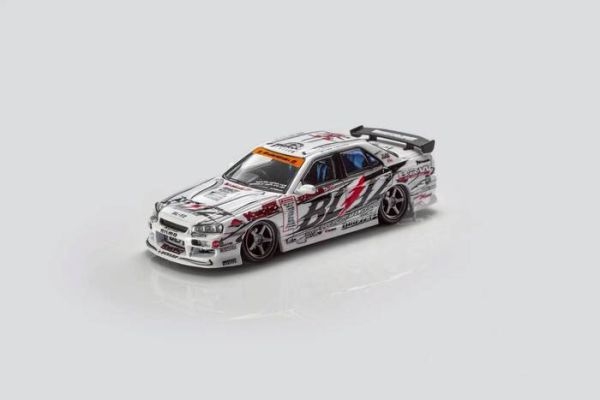 Mortal 1/64 日產 NISSAN D1GP BLITZ-ER34 07樣式 Mortal 1/64 日產 NISSAN D1GP BLITZ-ER34 07樣式